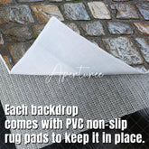 Aperturee - Aperturee Muddy Slippery Bricks Pavement Fabric Floor Backdrop